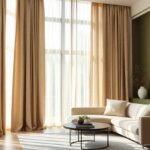 cortinas-tradicionales-sala-verde-olivo