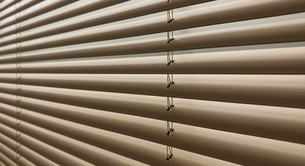 Persianas Horizontalas Venecianas de PVC arena