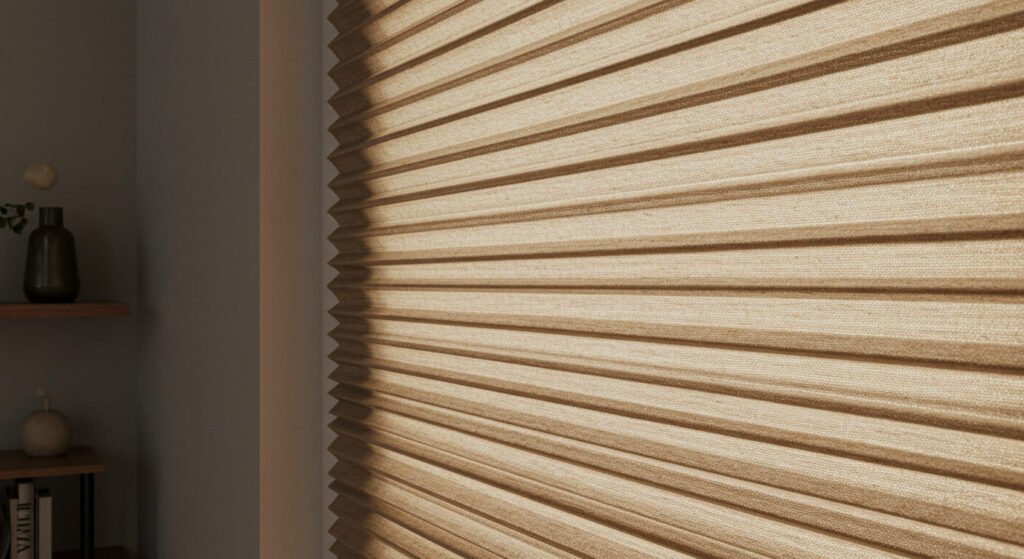 Persianas plisadas arena