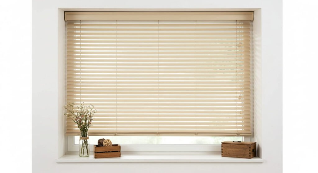 Plano general de Persianas Horizontalas Venecianas de PVC