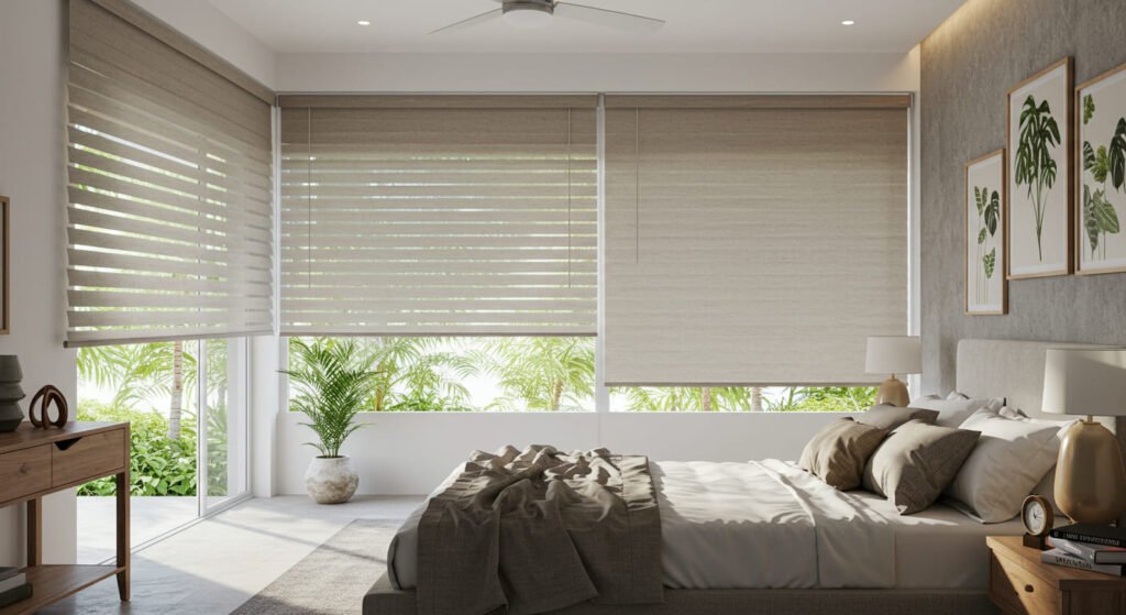 Recamara con persianas Shangri-la