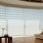 Sala de un Spa con persianas sheer elegance